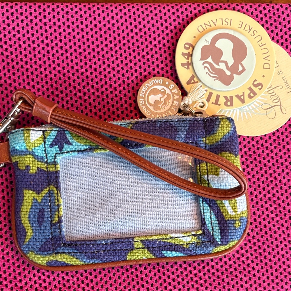 Colorful Floral Wristlet by
